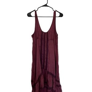 gorgeous burgundy free people dress